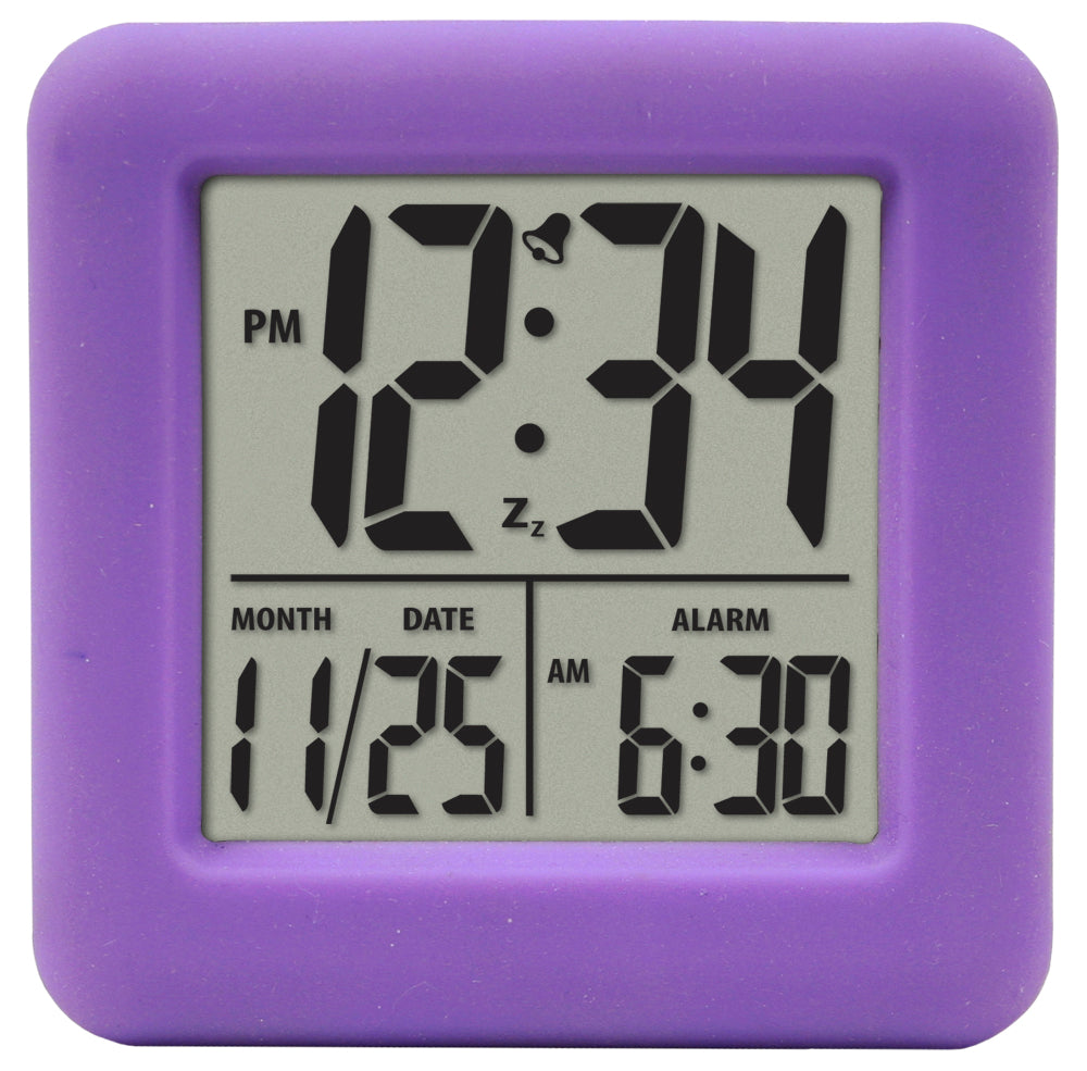 70910 Soft Cube LCD Alarm Clock