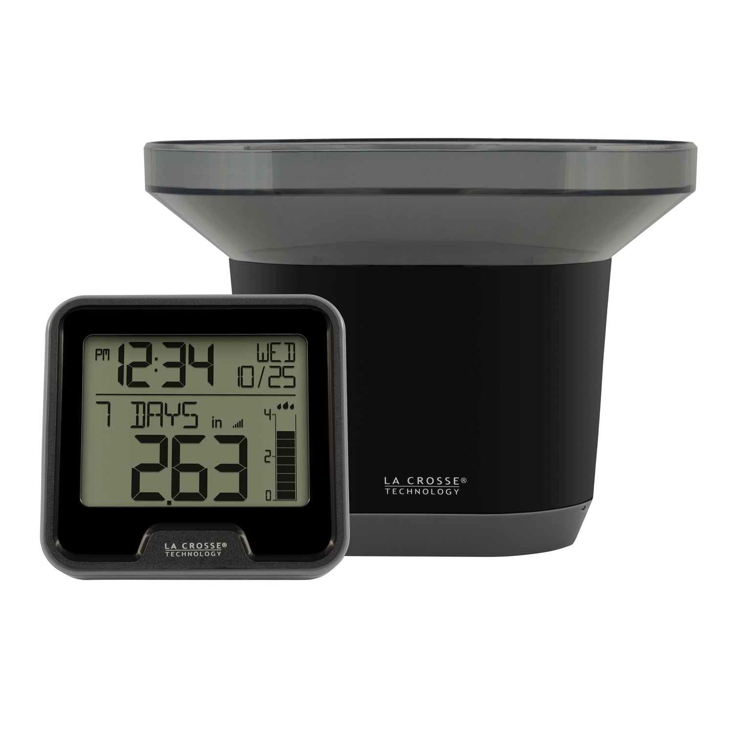 7241409V2 Digital Rain Gauge with Indoor Temperature La Crosse