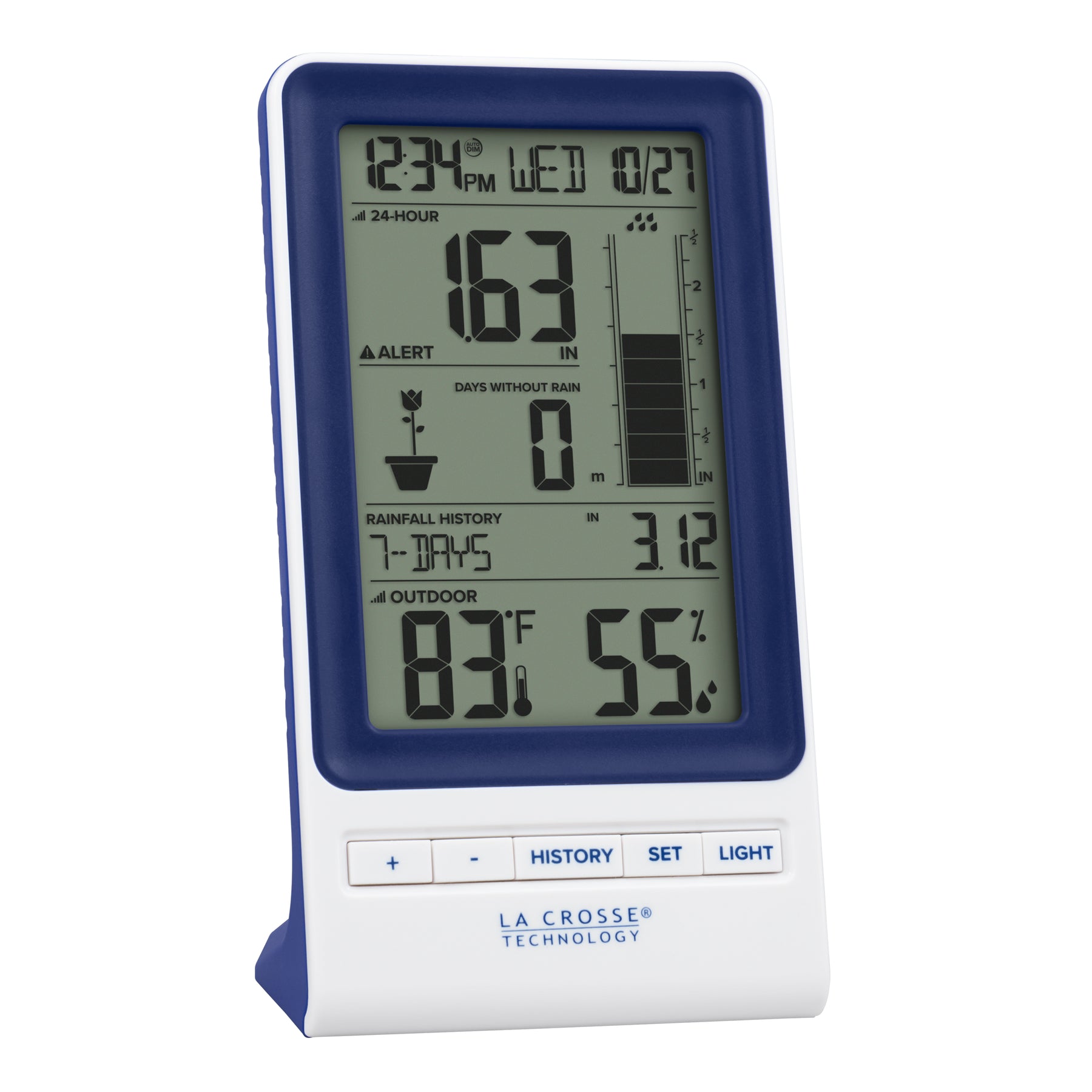 Digital Rain Gauge with Rainfall History Records | La Crosse Technology
