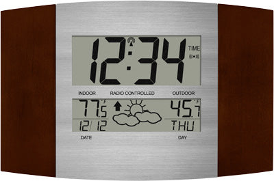 WS-8158U-IT Atomic Digital Wall Clock – La Crosse Technology