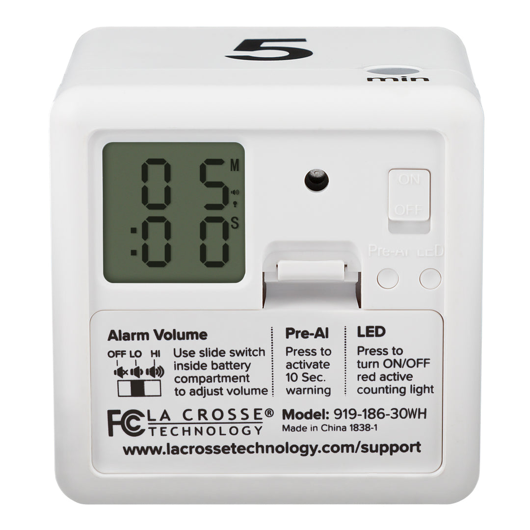 919-186-60WH Cube Timer
