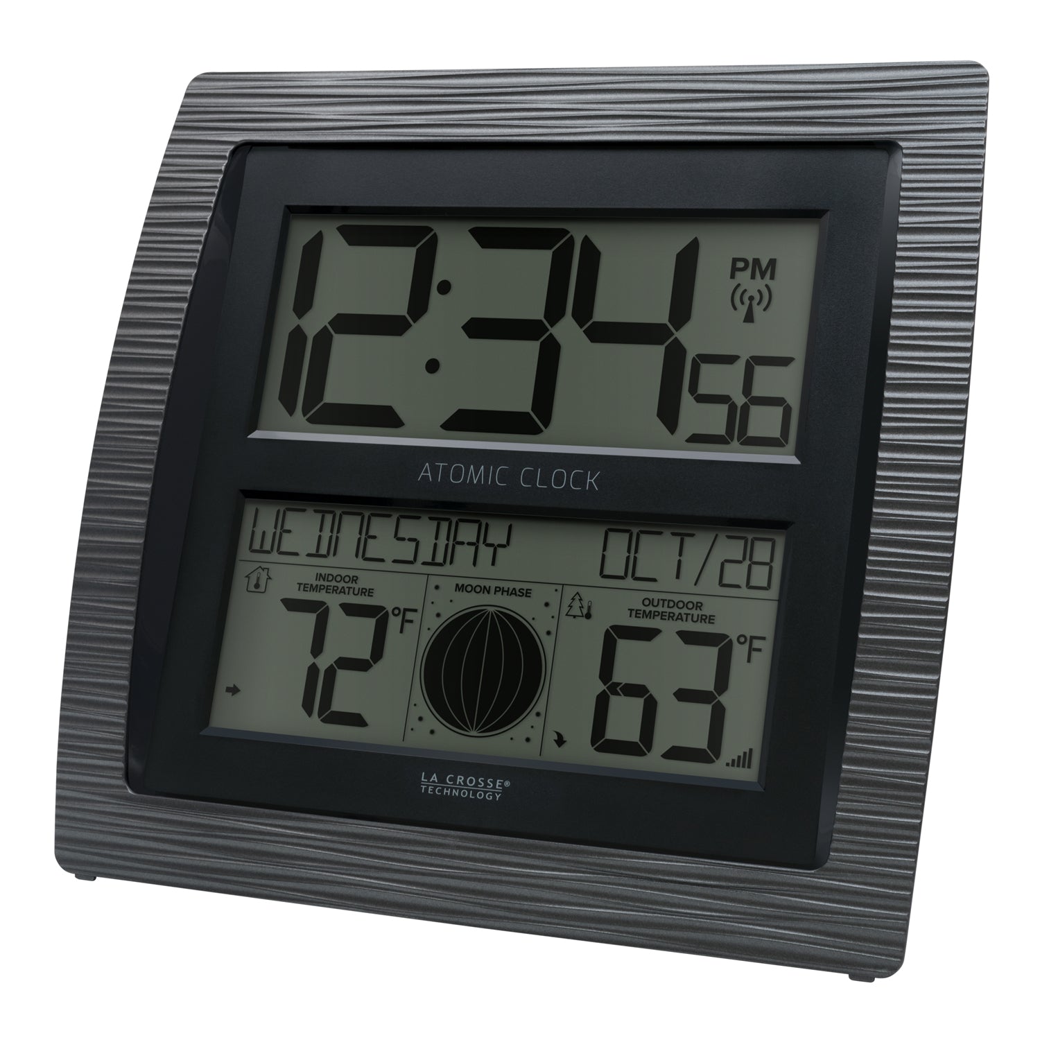 La Crosse Technology Indoor/Outdoor Thermometer and Atomic Clock at