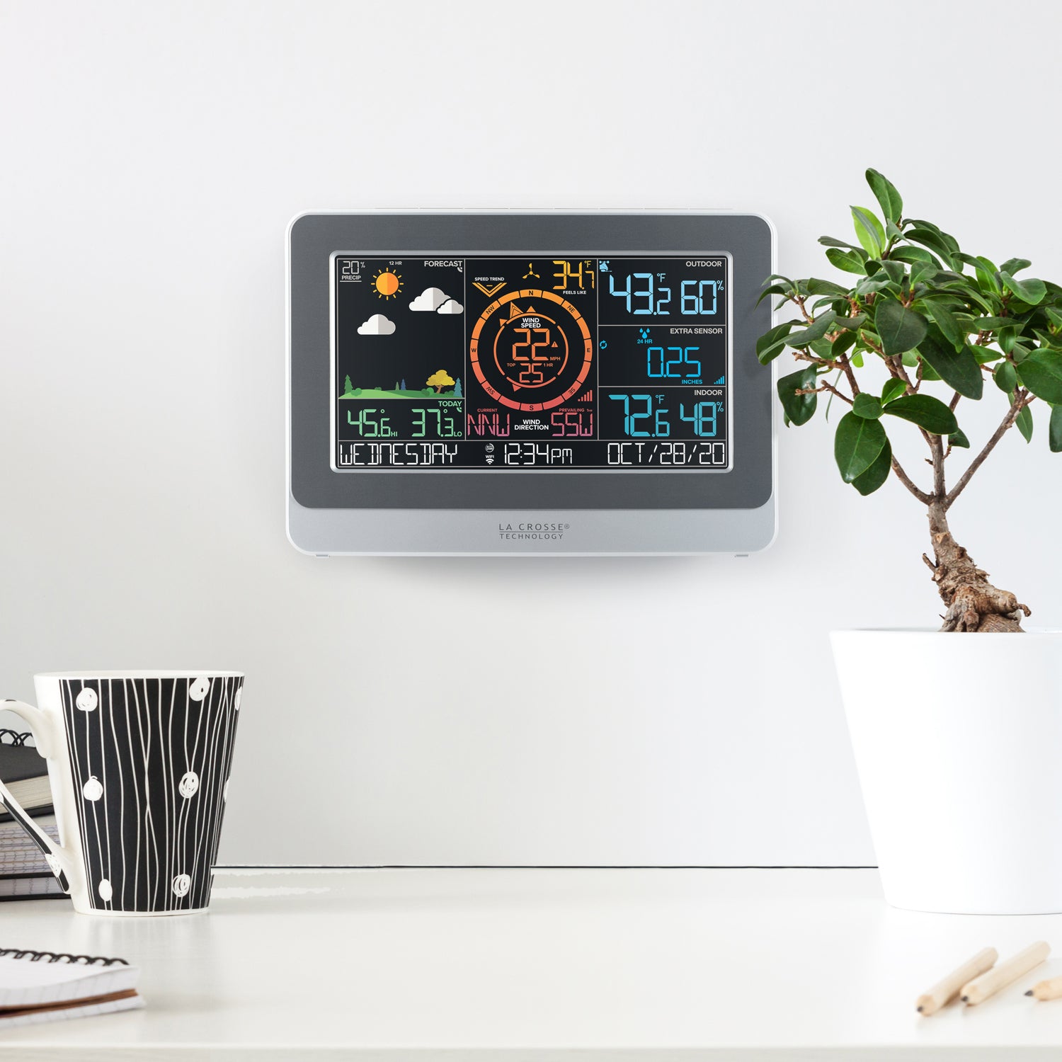 La Crosse Technology Complete Personal Remote Monitoring Wi-Fi Weather Station - V61 (C75716)