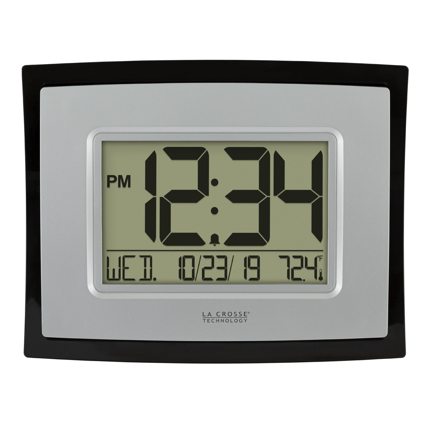 Digital Wall Clock w/ Indoor Temp & Calendar | Office Clocks | La