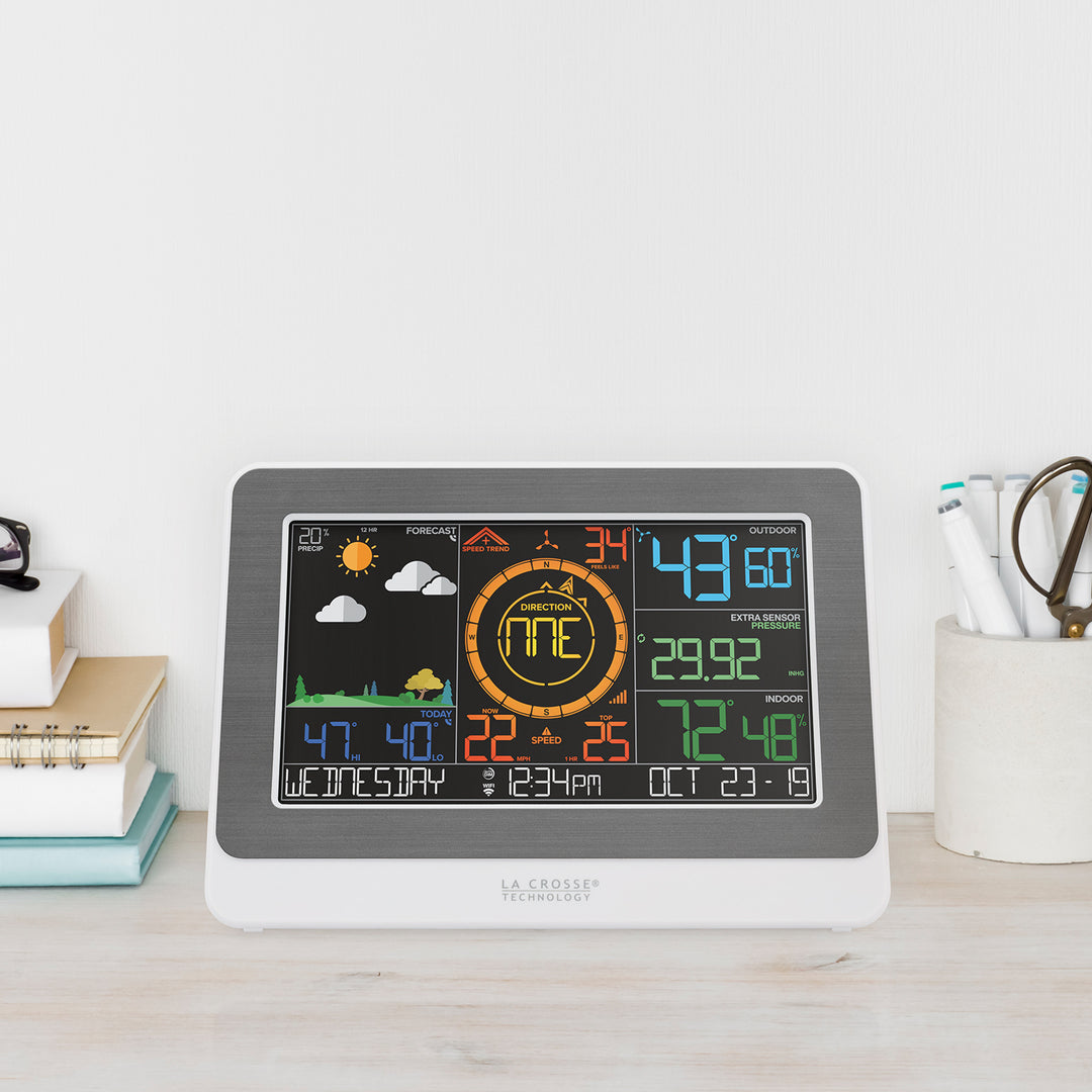 8フィート　THREE WEATHER C80758 WiFi Weather Station