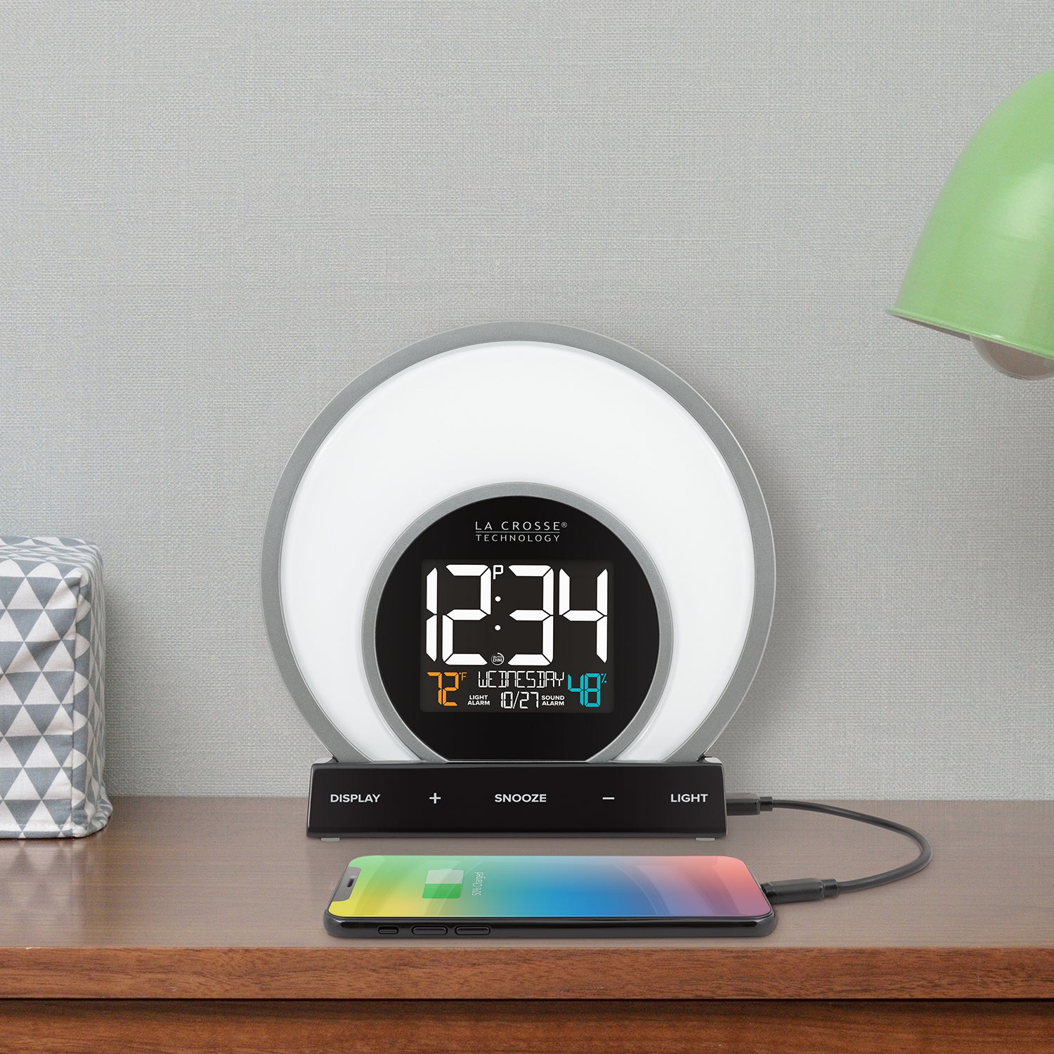 C80994 Soluna Light Alarm Clock First Edition La Crosse Technology