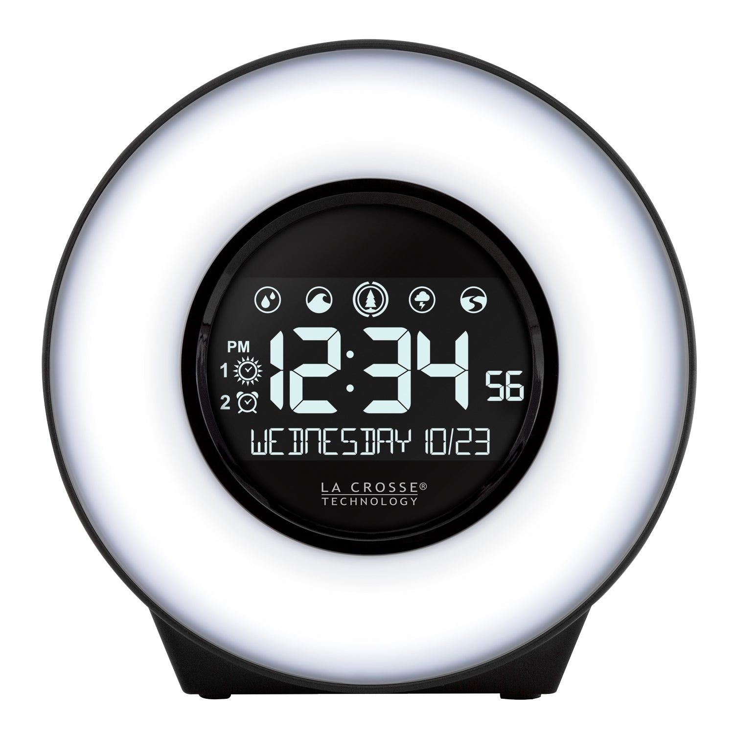 C83117 Mood Light and Nature Sound Alarm Clock