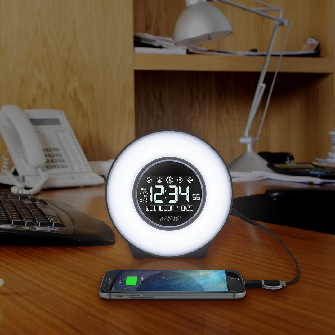C83117 Mood Light and Nature Sound Alarm Clock
