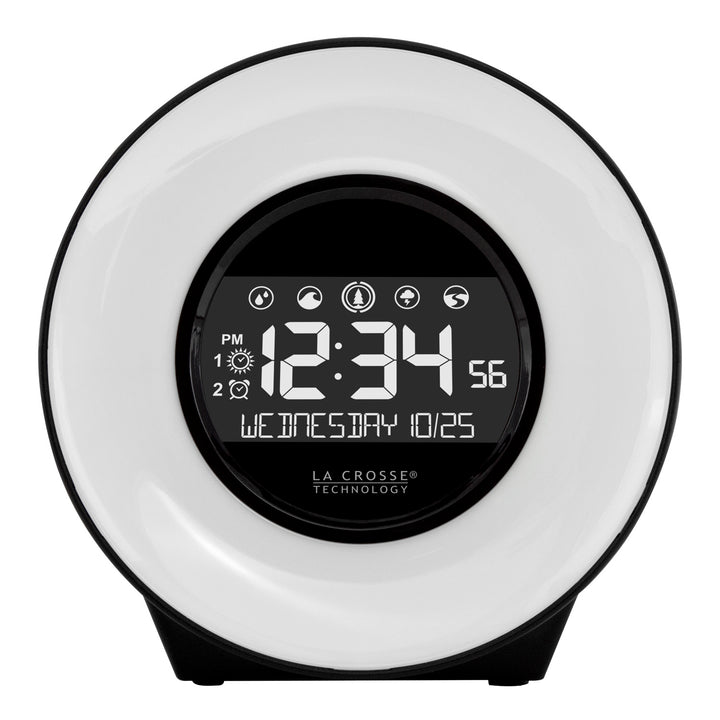 C85135 Mood Light and Nature Sound Alarm Clock