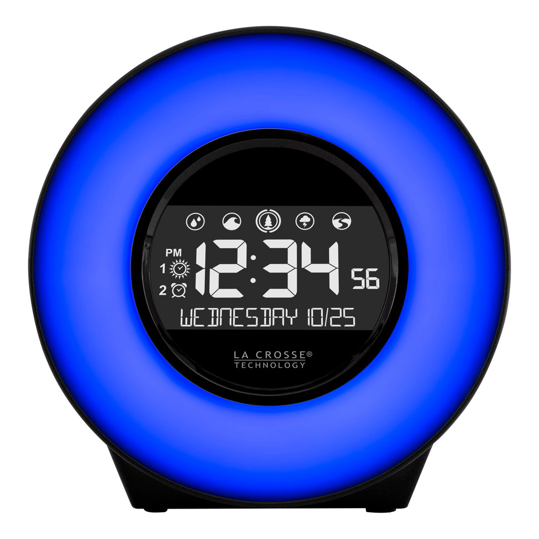 Mood Light and Nature Sound Alarm Clock