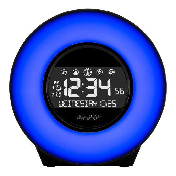Mood Light and Nature Sound Alarm Clock
