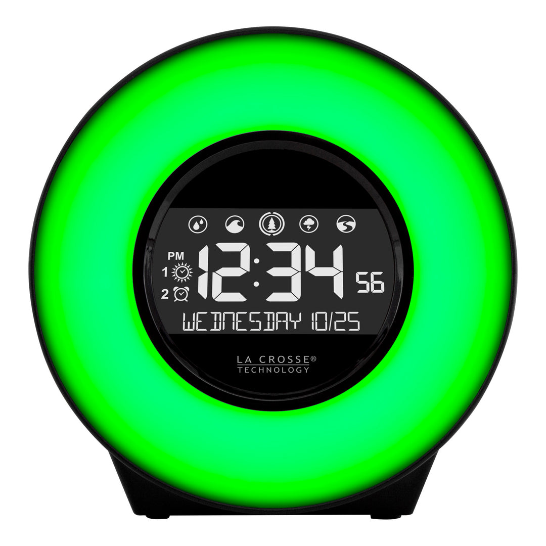 Mood Light and Nature Sound Alarm Clock