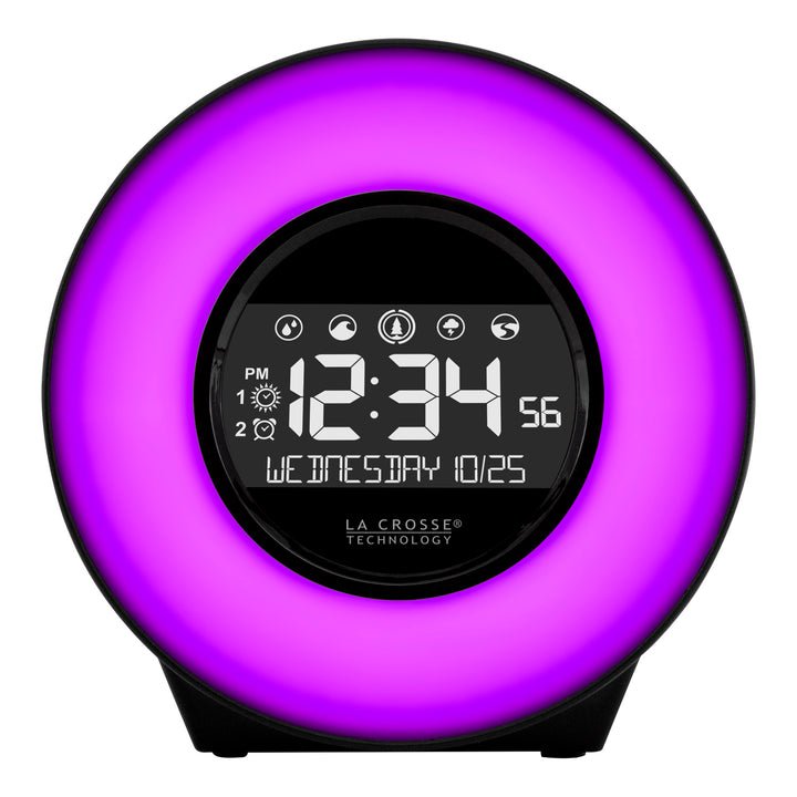 Mood Light and Nature Sound Alarm Clock
