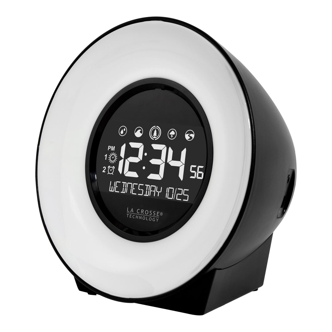 Mood Light and Nature Sound Alarm Clock