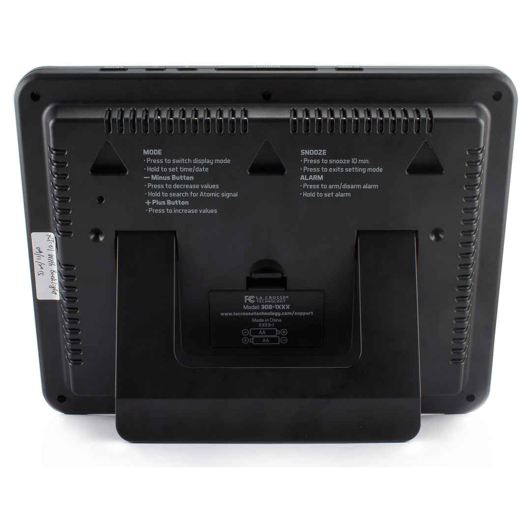 C86279V4 Atomic Digital Wall Clock with Backlight