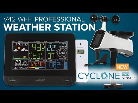 La Crosse Technology - WD4602 Station Star Météo - Gris