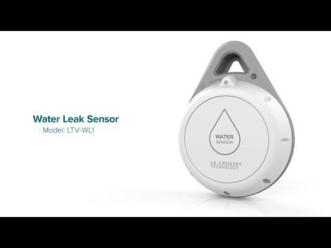 LTV-WL1 Water Leak and Temperature Sensor - 2 pack