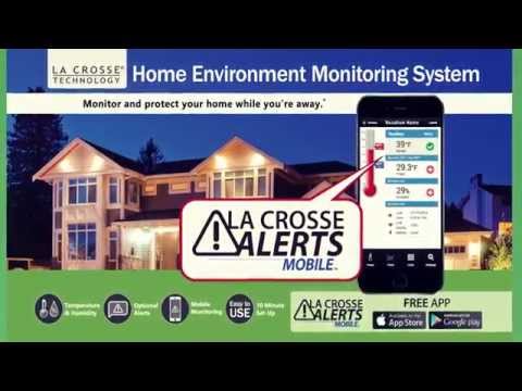 La Crosse Alerts Remote Temperature and Humidity Monitoring w/ 6