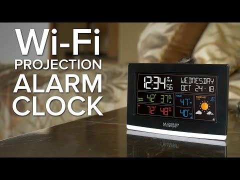 C82929V2 WiFi Projection Alarm Clock with AccuWeather