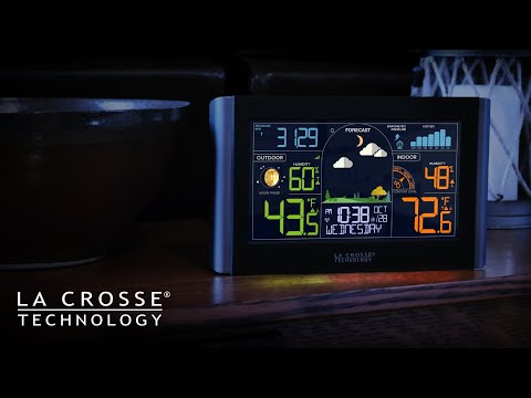 La Crosse Technology Wireless Color Weather Station with Backlight &  Forecast - Power Townsend Company