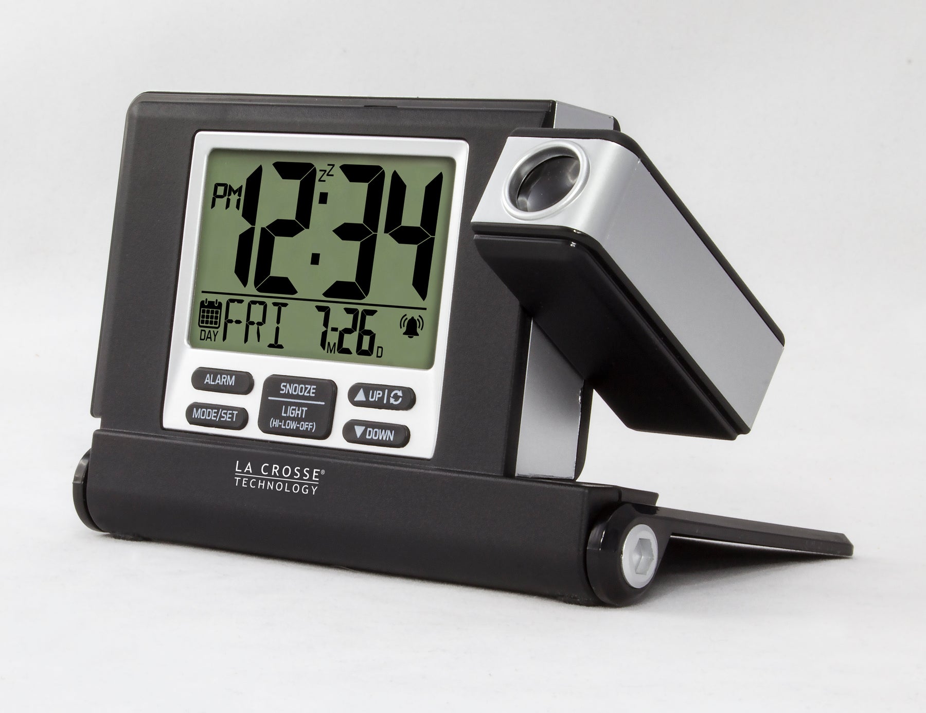 6161908 Travel Projection Alarm Clock La Crosse Technology