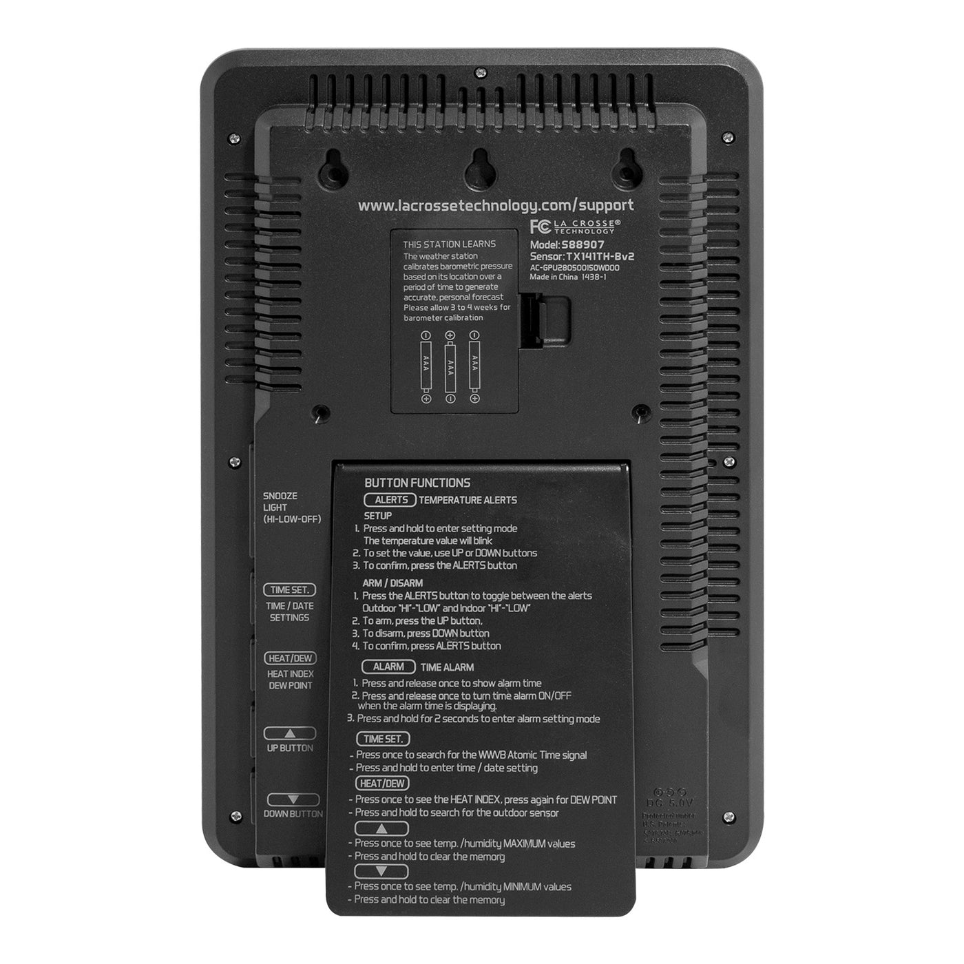 S88907 Wireless Color Weather Station La Crosse Technology