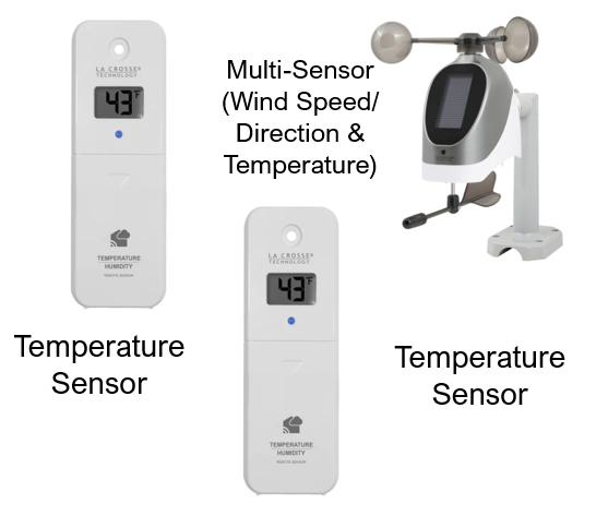 La Crosse View Mix and Match Three Add-On Sensors Bundle