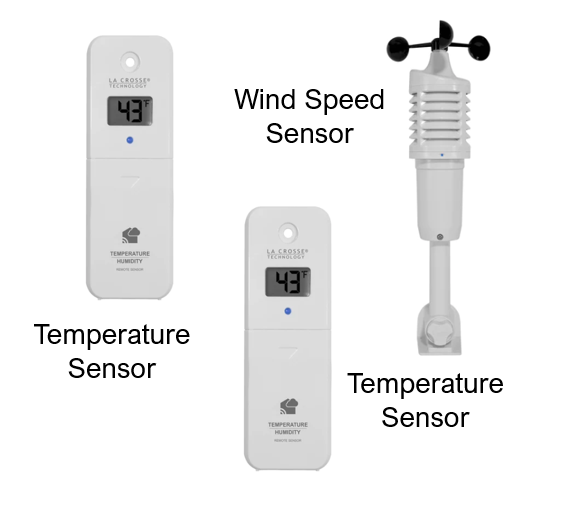 La Crosse Technology Wind Speed Weather Station, Black