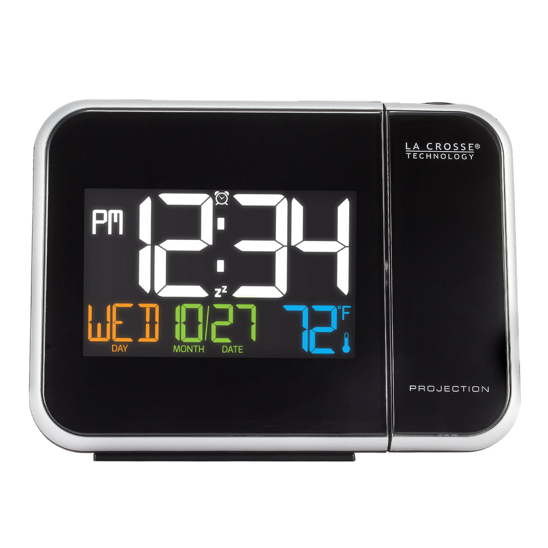Projection Alarm Clock with Indoor Temperature