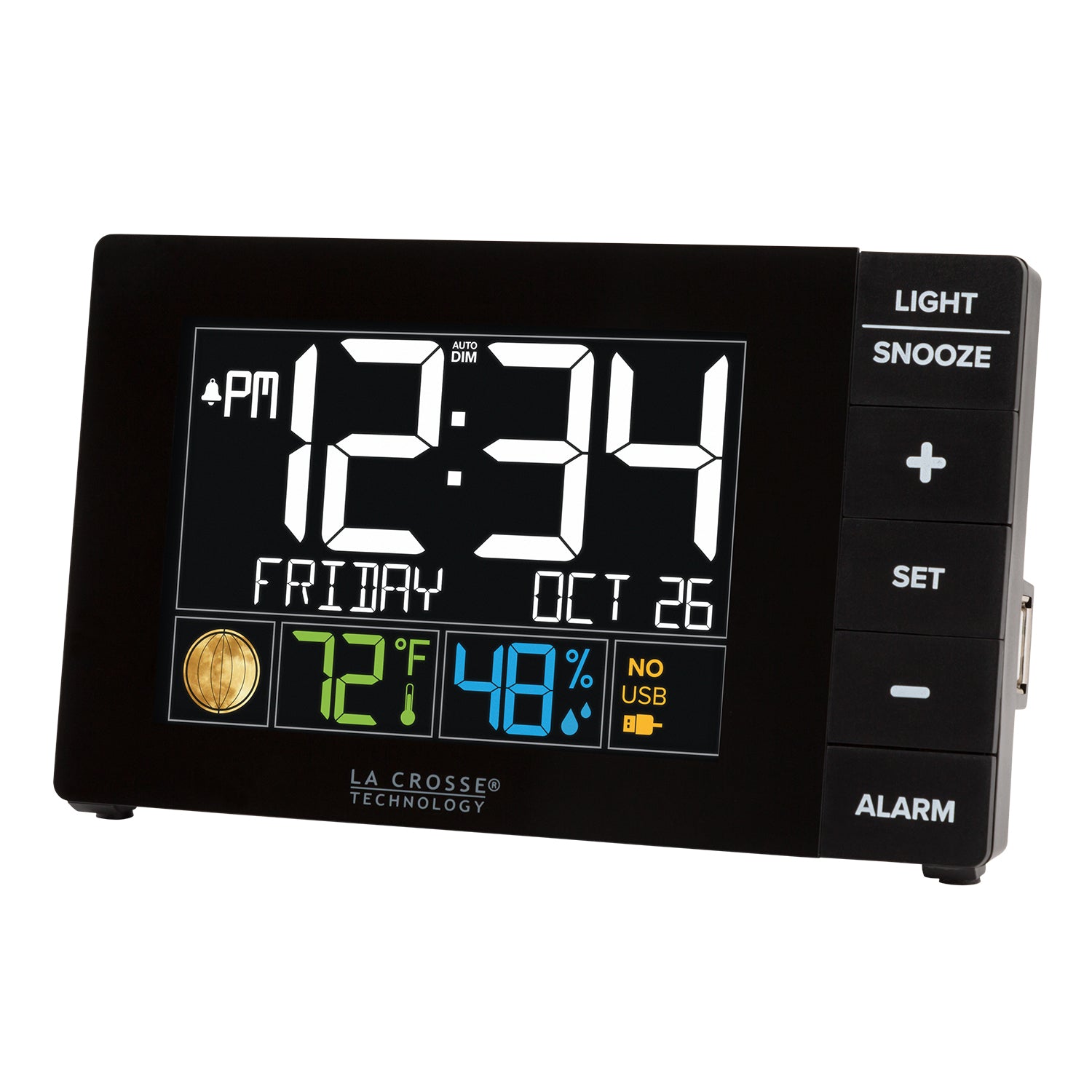 W88723V2 Multi-Color Alarm Clock