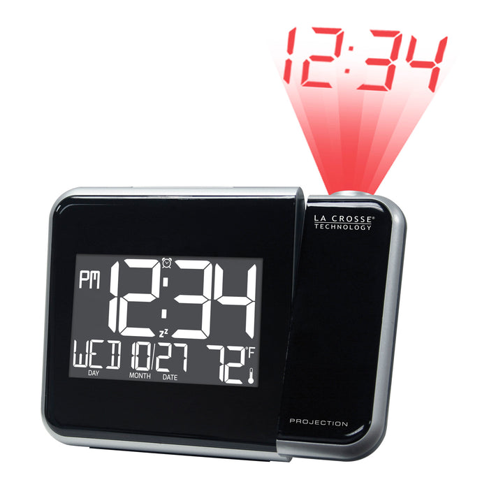 Projection Alarm Clock with Indoor Temperature