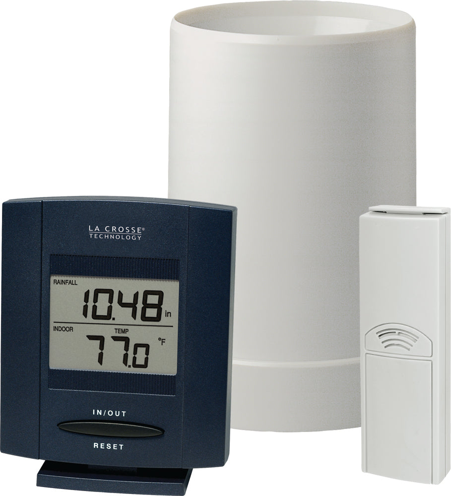 WS7047U Wireless Rain and Temperature Center with SelfEmptying Rain