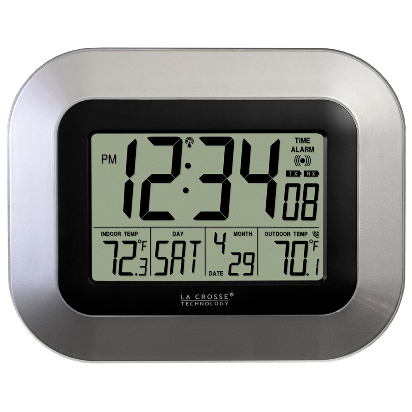 WS 8115U S Atomic Digital Wall Clock With Indoor Outdoor Temperature ws-8115u-s-atomic-digital-wall-clock-with-indoor-outdoor-temperature