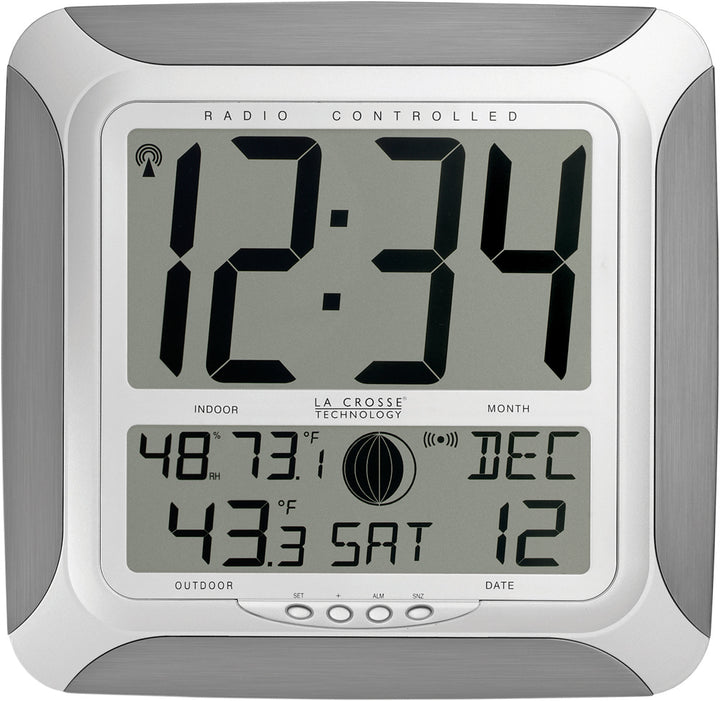 WS-8248U Atomic Digital Wall Clock