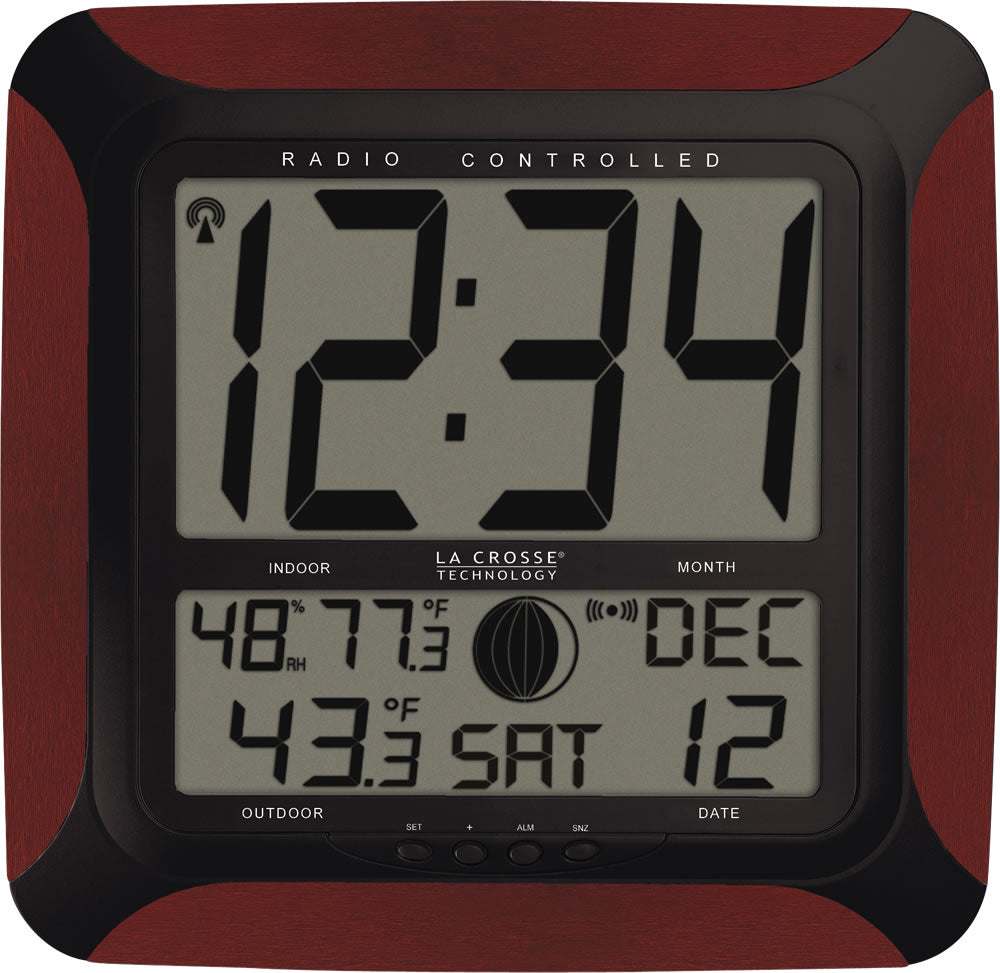 La Crosse Technology Curved Digital Atomic Wall Clock - Sam's Club