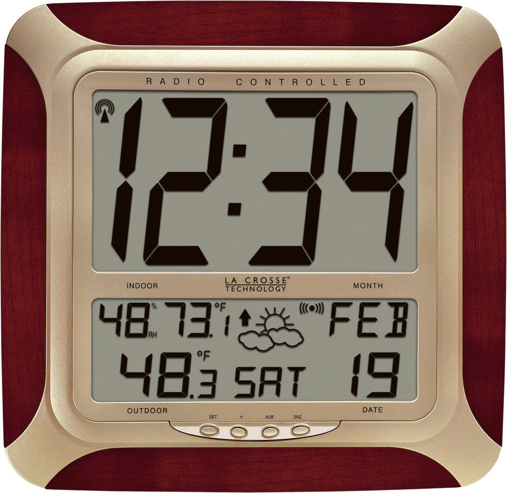 Atomic Digital Wall Clock