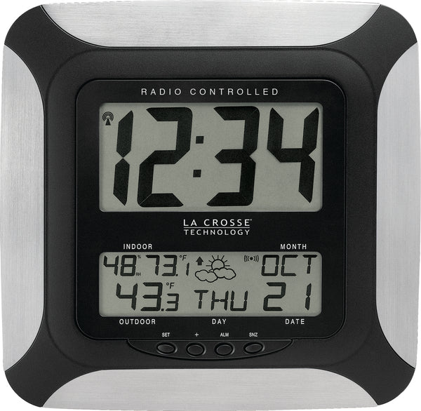 Atomic Digital Wall Clock