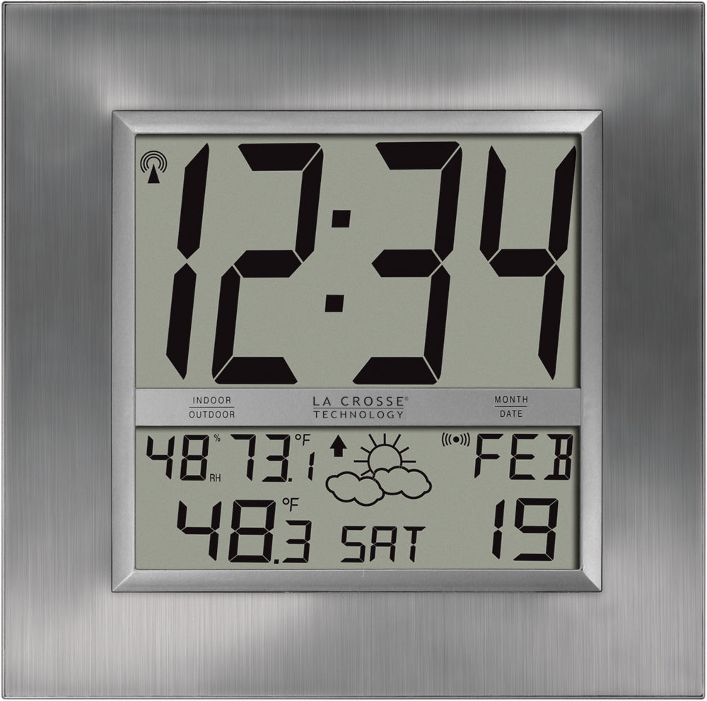 Atomic Digital Wall Clock