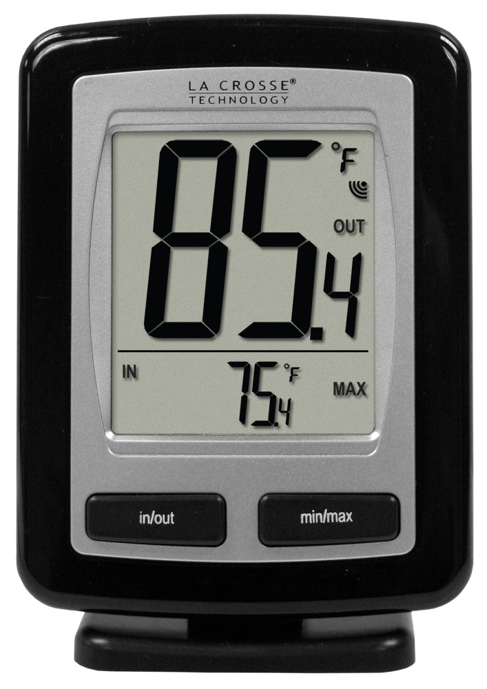 La Crosse Technology Instant-Read Digital Window Thermometer, White