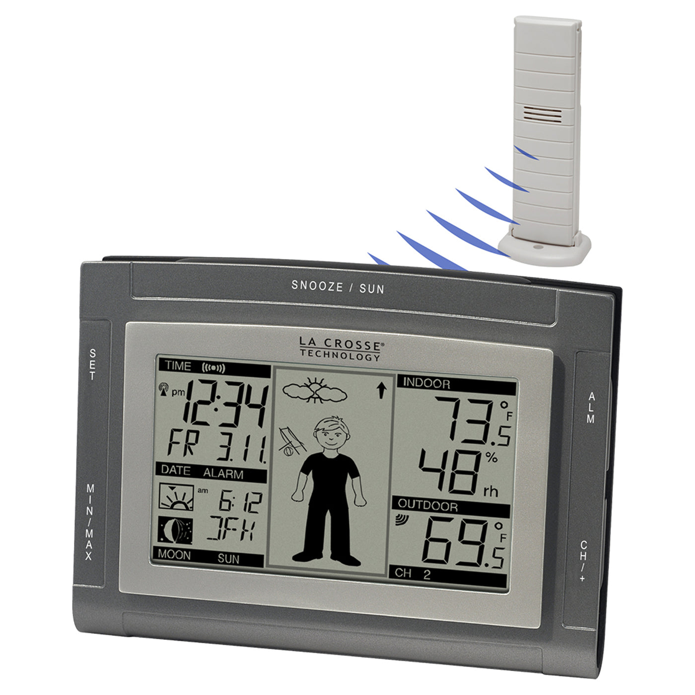 The Weather Channel® Wireless Thermometer With Sensor by La Crosse  Technology®