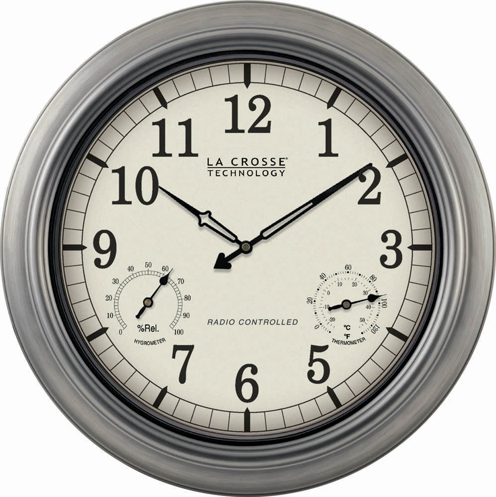 18 inch Indoor/Outdoor Atomic Wall Clock