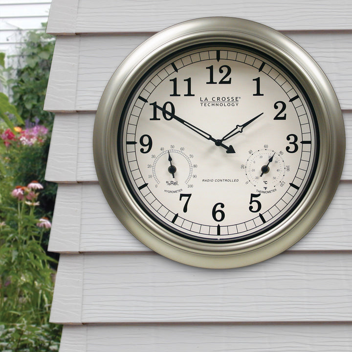 WT-3181PL 18 inch Indoor/Outdoor Atomic Wall Clock – La