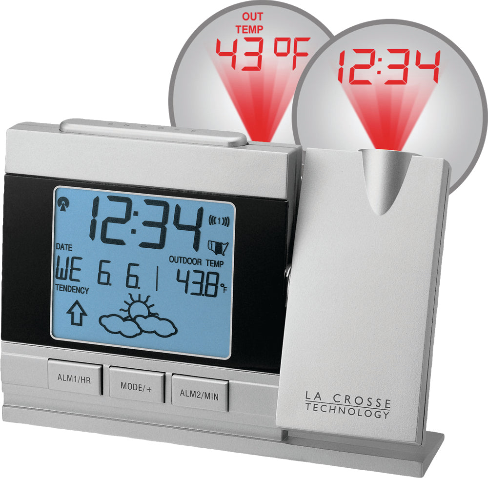 Projection Alarm Clock with Forecast