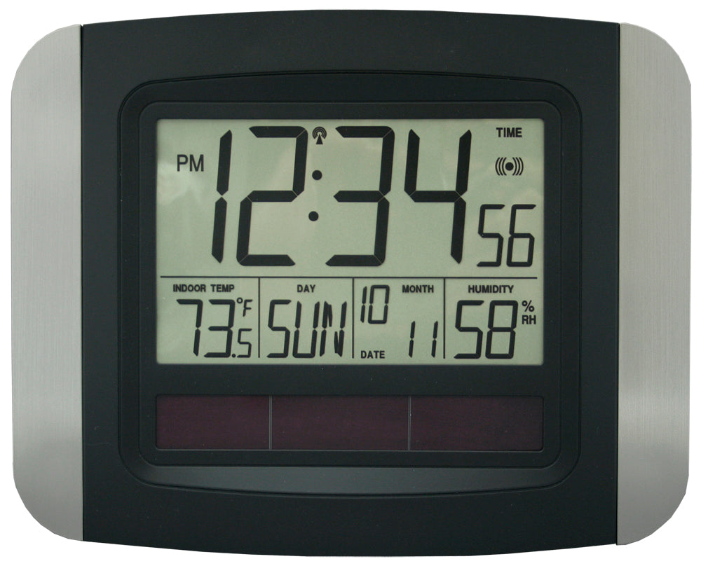 WT8029U Solar Atomic Wall Clock La Crosse Technology