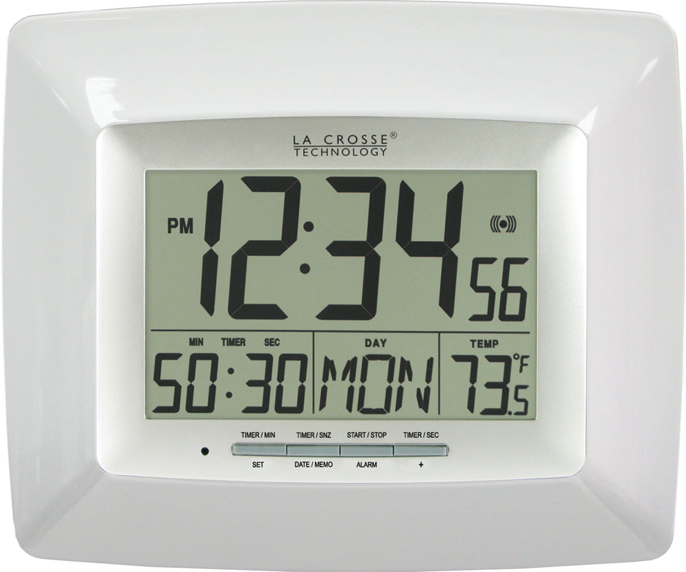WT-8100WH Digital Clock with Timer – La Crosse Technology