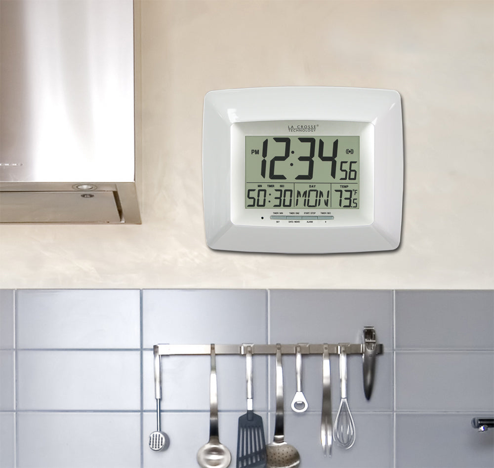 WT-8100WH Digital Clock with Timer – La Crosse Technology
